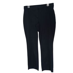 J Jill Cotton Ponte Pants Size Medium Black